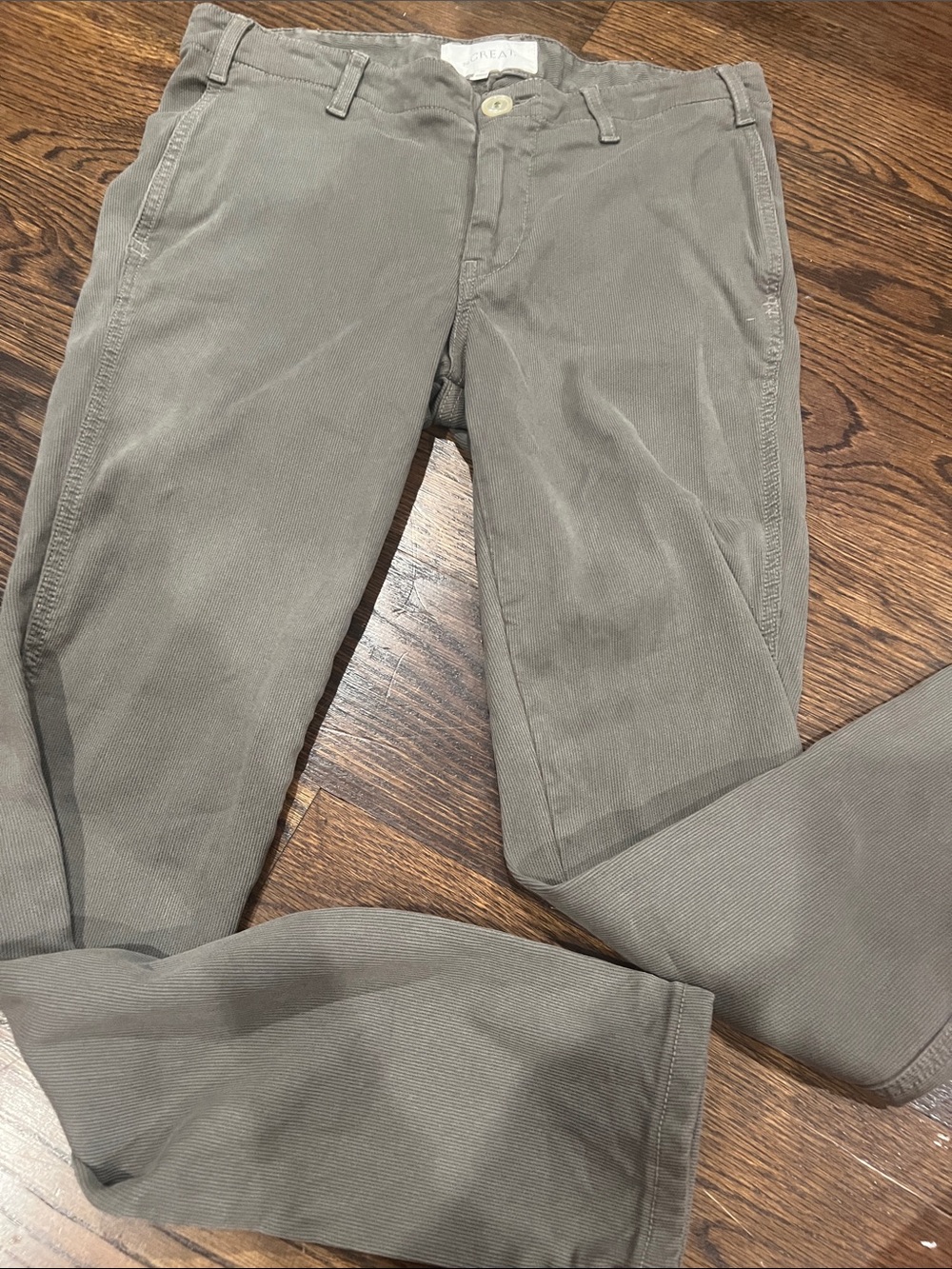Women’s Olive Green Chino Pants